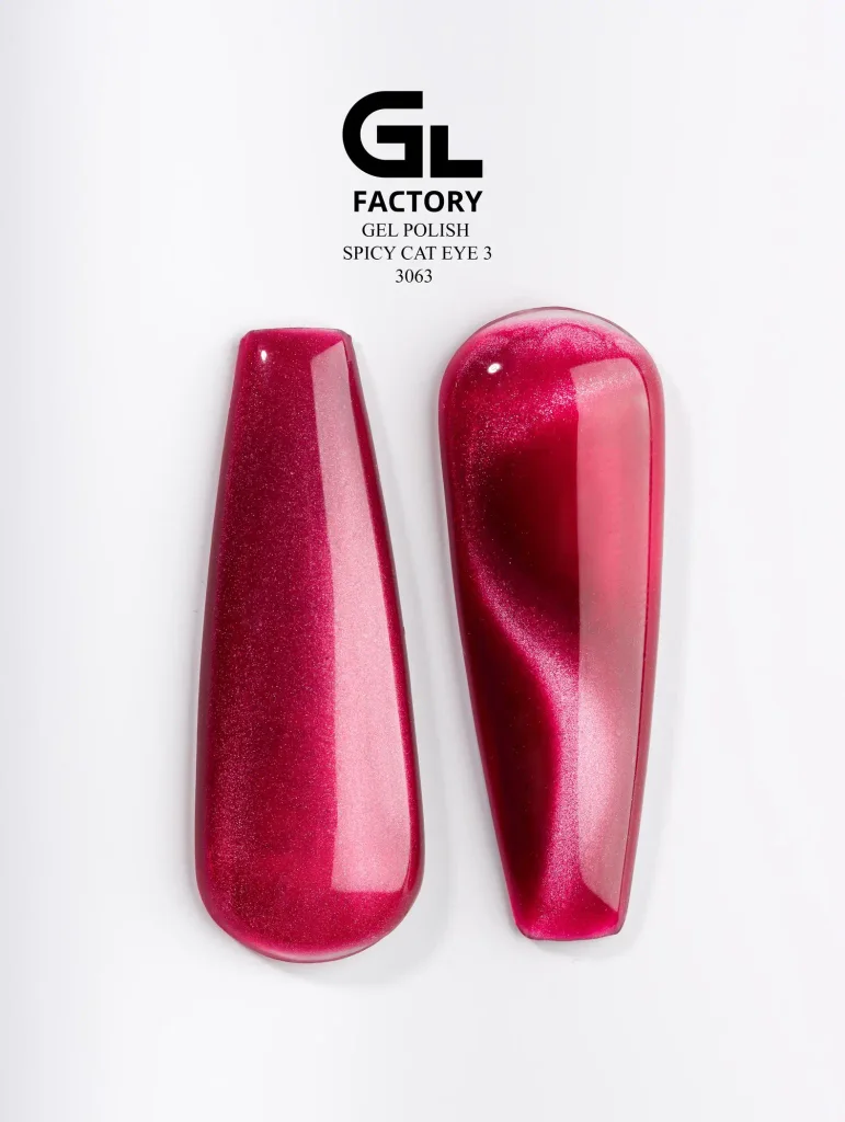 3063 Spicy Cat Eye Black Color Gel Polish Spicy Cat Eye 3 g 15 15 g