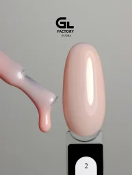 GL-2004 Pudra Gel Polish Black image 1