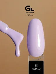 GL-2007 SiRen Gel Polish Black image 1