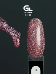GL-2031 Rich Gel Polish Black image 1