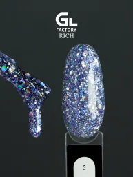 GL-2042 Rich Gel Polish Black image 1