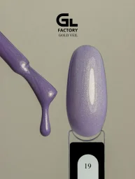 GL-2099 Gold Veil Gel Polish Black image 1