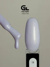 GL-2102 Gold Veil Gel Polish Black image 1