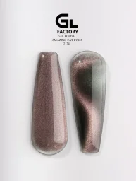 GL-2124 Amazing Cat Eye Gel Polish Black image 1