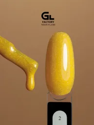 GL-2151 Neon Flash Gel Polish Black image 1