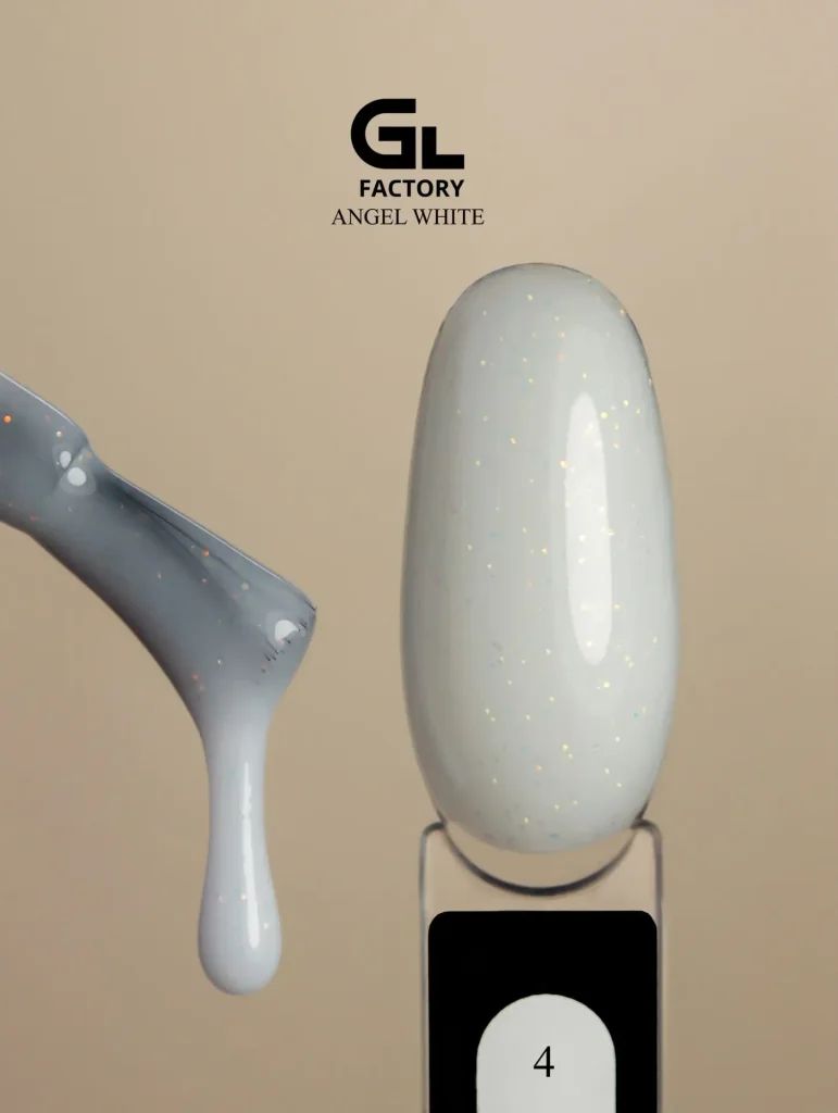 GL-2178 Angel White Gel Polish Black