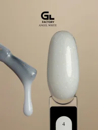 GL-2178 Angel White Gel Polish Black image 1