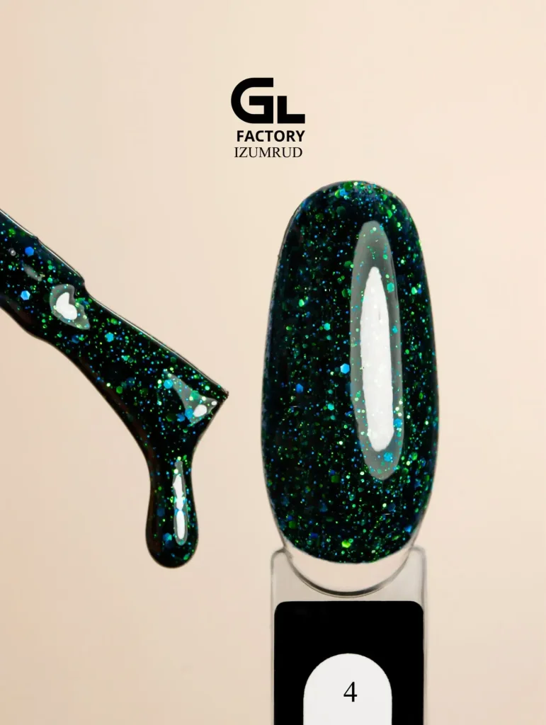 GL-2191 Izumrud Gel Polish Black