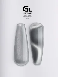 GL-2204 Silk Cat Eye Gel Polish Black image 1