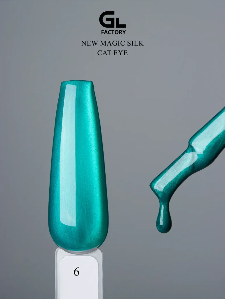 3174 Magic Silk Cat Eye Black Color Gel Polish Magic Silk Cat Eye 6 g 15 15 g