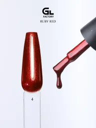 37639 Color Ruby Red Black Gel Polish 15 g