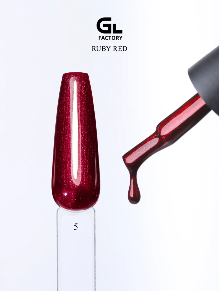3179 Ruby Red Black Color Gel Polish Ruby Red 5 g 15 15 g