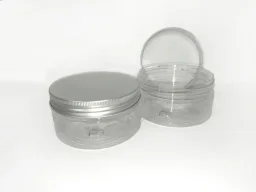 № 82 Jar Plastic transparent with aluminum Cap 150ml image 1