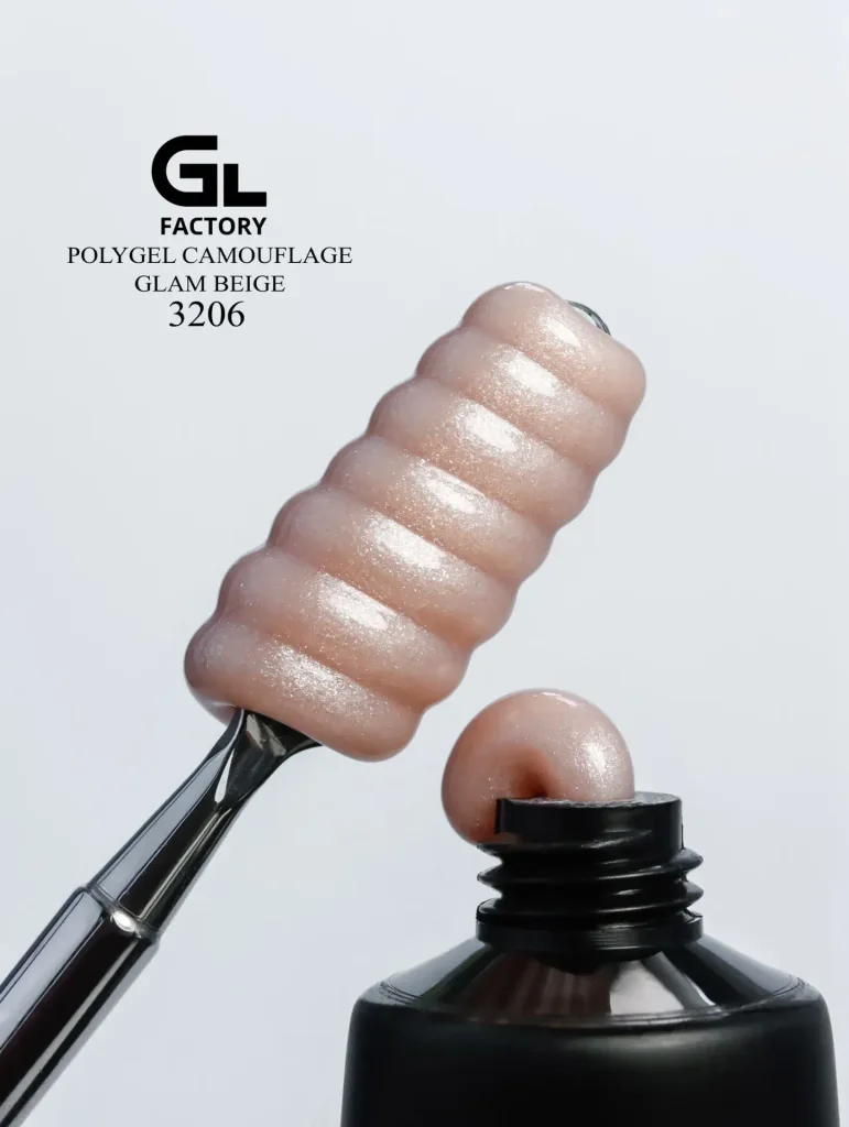 GL 3206 Material PolyGel Camouflage Glam Beige 30gr TPO HEMA FREE