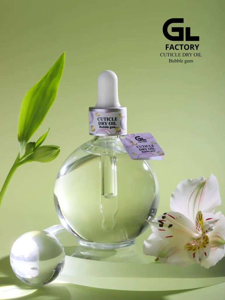 GL-5006 Care Cuticle Dry oil Bubble gum dark glass Cuticle Oil image 2